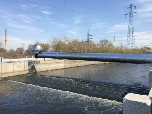 超聲波液位計現場安裝圖1 超聲波液位計現場安裝圖1