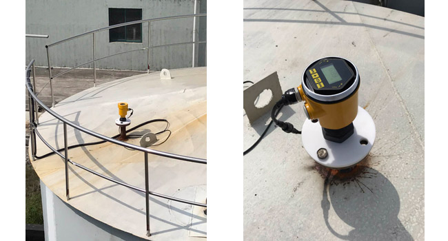 雷達液位計現場安裝圖 雷達液位計現場安裝圖