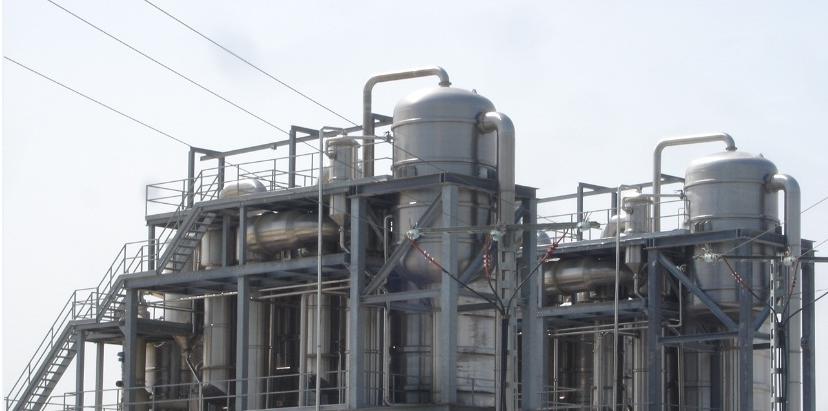 蒸發(fā)器現(xiàn)場圖